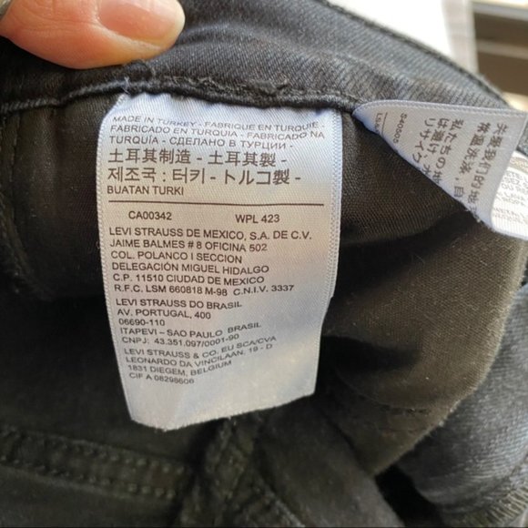 Levi’s Mile High Super Skinny Ankle Zipper Size 27 - Picture 13 of 14